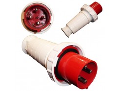 63A 3P+E IP67 Plug - Industrial 4 Pin 415V