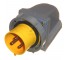 32A 2P+E 110V IP67 Appliance Socket Yellow