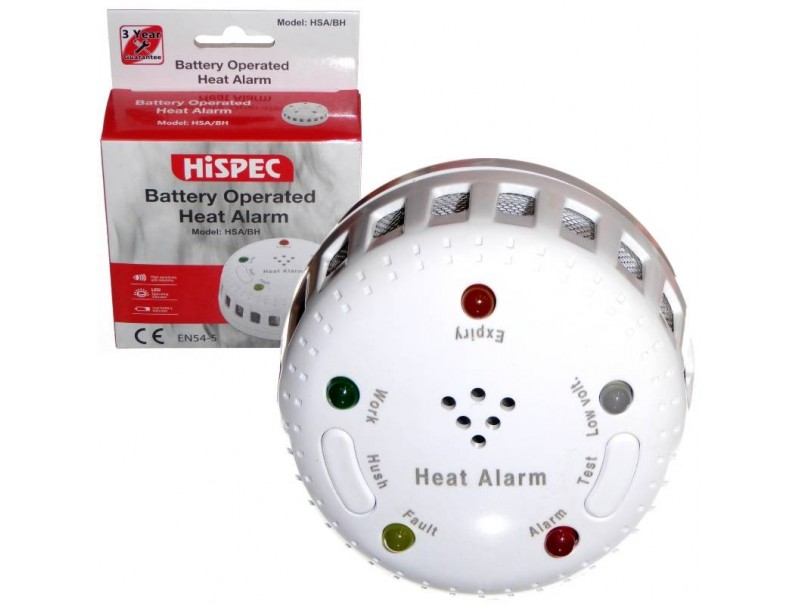 Battery Operated Heat Detector