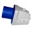 32A 3 Pin 230V Blue Appliance Inlet IP44