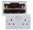 13A 2 Gang Switched Socket DP