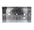 25mm 2 Gang Galvanised Back Box