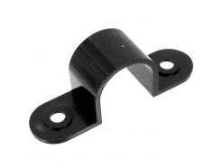 Black 20mm Strap Saddle PVC Conduit Accessory