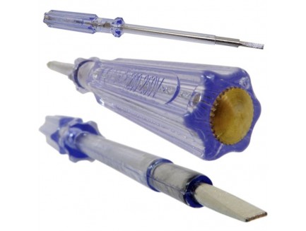 Mains Tester Screwdriver 190mm x 3.5mm