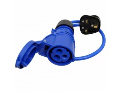13A to 16A Fly Lead Mains Converter for Hookups