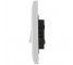 1G 1 Way Light Switch - White - Rounded
