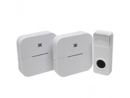 Plug-in Dual Wireless Doorbell White