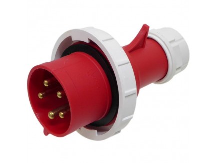 IP67 32A 5 Pin 3 Phase Plug 415V