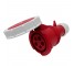 IP67 32A 5 Pin 3 Phase Coupler Socket 415V