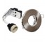 Brushed Chrome Shower Downlight GU10