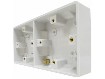 Buy 25mm Dual (1+1) Surface Back Box