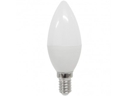 LED Candle 6W E14 Opal Light Bulb