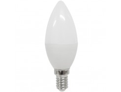 Dimmable LED Candle 6W E14 Opal Light Bulb
