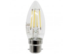 LED Candle 5W B22 Filament Light Bulb