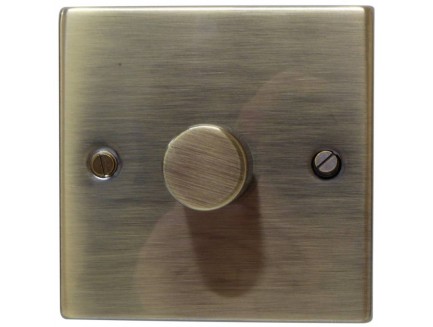 1 Gang Dimmer Light Switch Antique Brass