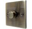 1 Gang Dimmer Light Switch Antique Brass
