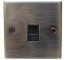 1 Gang CAT6 Socket Antique Brass