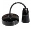 Black 6" E27 Pendant Set Screw In