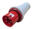 125A 5 Pin 415V Plug IP67 Red