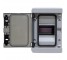 4 Module IP65 DIN Rail Enclosure with Door For Consumer Units, RCD, MCBs, SPD, Timers, Transformers etc