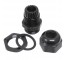 20mm black IP68 cable gland for 6 - 12mm cable