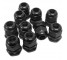 10x M20 20mm Waterproof Nylon Cable Gland – Locknut & Washer, Fits 6–12mm Cable