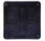 Black Junction Box 100mm IP56 Weatherproof