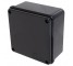 Black Junction Box 100mm IP56 Weatherproof