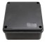 Black Junction Box 100mm IP56 Weatherproof