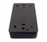 Black Double Socket and 32mm PVC Box