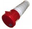 IP67 125A 4 Pin 3 Phase CEE Coupler